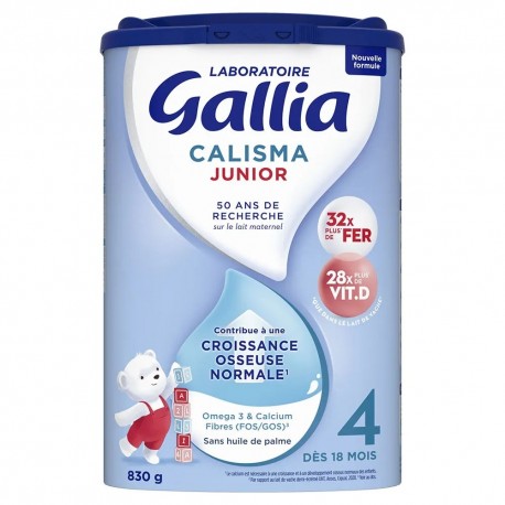 Gallia Calisma Junior 4 dès 18 Mois 830 g 3041092010550