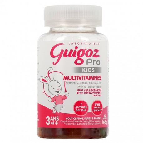 Guigoz Pro Kids Multivitamins 60 Gummies 0077544004641