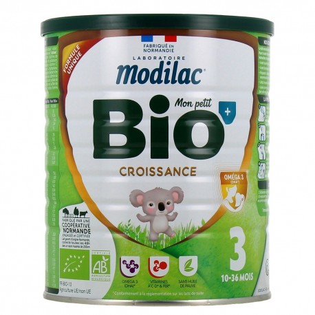 Modilac Bio 3 Croissance 10-36 Mois 800 g 