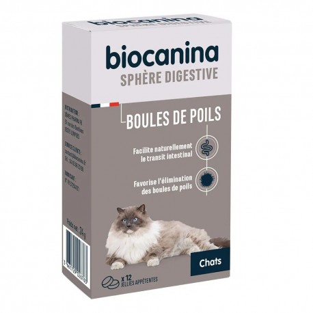Biocanina Boule de Poils Chats 12 Jellies Appétentes 3661729026763