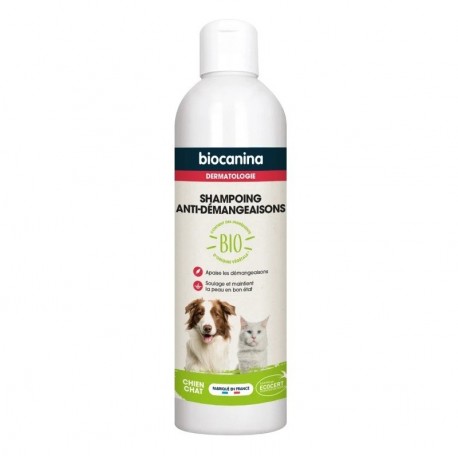 Biocanina Shampoing Anti-Démangeaisons Chien et Chat Bio 240 ml 3661729023649