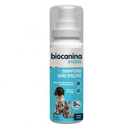 Biocanina Shampoing Mousse Sans Rinçage 150 ml 3661729017761