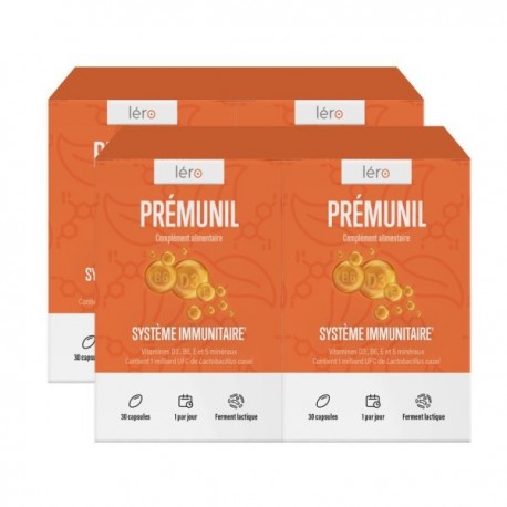 Léro Prémunil 4 x 30 Capsules 3401526172887