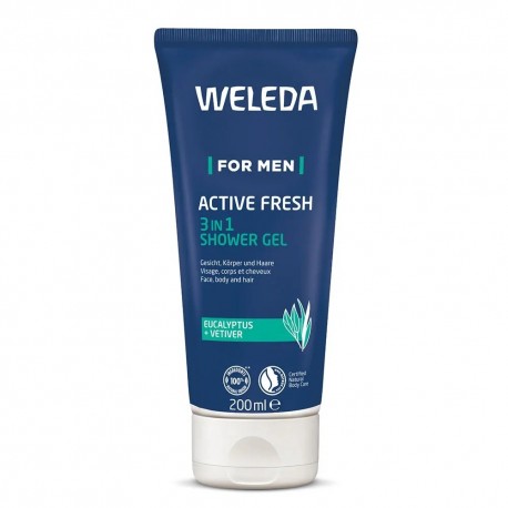 Weleda Homme Gel Douche 3en1 Active Fresh 200 ml 7611916153600
