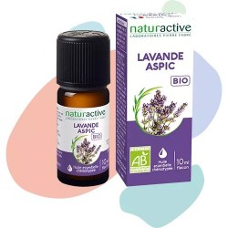 Naturactive Organic Essential Oil Lavender Aspic 10 ml 3665606002017