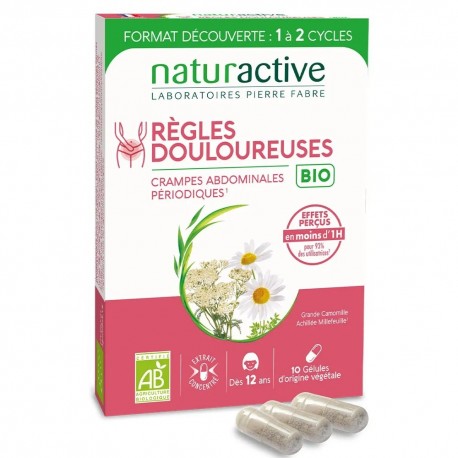 Naturactive Règles Douloureuses Bio 10 Gélules 3665606002246