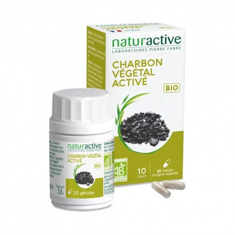 Naturactive Activated Vegetable Coal Organic 20 Capsules 3665606001881