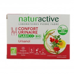 Naturactive Urisanol Confort Urinaire Flash Bio 10 Gélules 10 Capsules 3665606002048