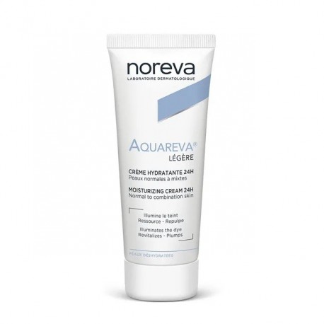 Noreva Aquareva Crème Hydratante 24H Texture Légère 40 ml 3401321207487