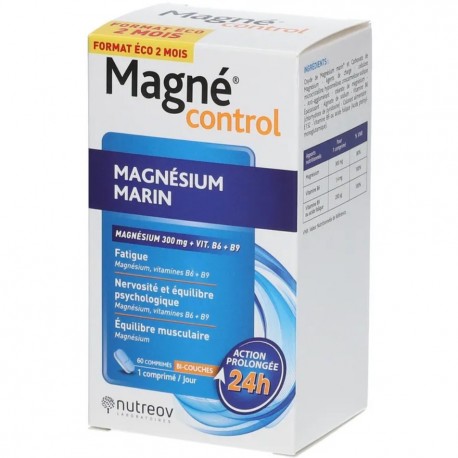 Nutreov Magné Control Marine Magnesium 60 Tablets 3401546582970