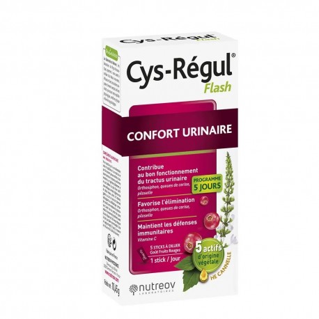Nutreov Cys-Régul Flash Confort Urinaire 5 Sticks 3701132600409