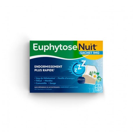 Bayer Euphytose Nuit 20 Sachets 3534510000641