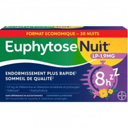 Bayer Euphytose Night LP 1.9 mg 30 Tablets 3534510001662