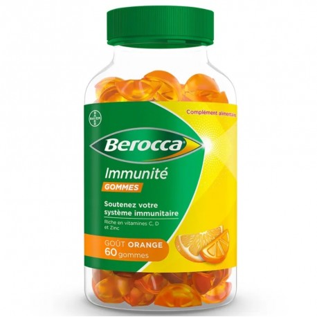 Berocca Immunité Gommes 60 Gummies 3534510001556