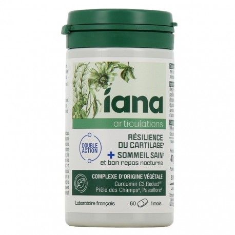Iana Résilience du Cartilage + Sommeil Sain 60 Comprimés 3504105043421