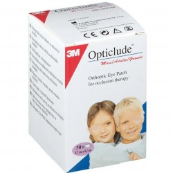 3M Opticlude Maxi Adulte 50 Pansements Orthoptiques 5,7 cm x 8,2 cm