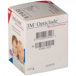 3M Opticlude Mini Junior 50 Pansements Orthoptiques 5 cm x 6 cm