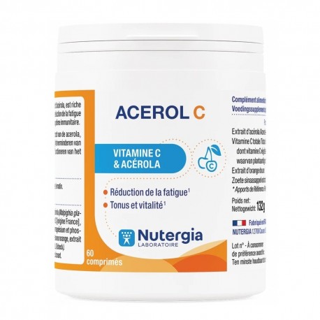 Nutergia Acerol C 60 Tablets 3401543903402