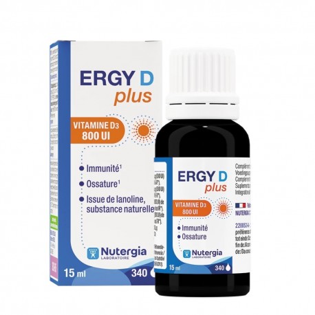 Nutergia Ergy D Plus 15 ml 3664524000174