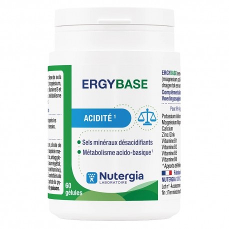 Nutergia Ergybase 60 Gélules 3401598147219