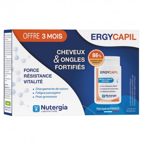 Nutergia Ergycapil 3 x 90 Gélules 3664524000808