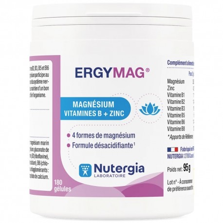 Nutergia Ergymag 180 Gélules 3664524000198