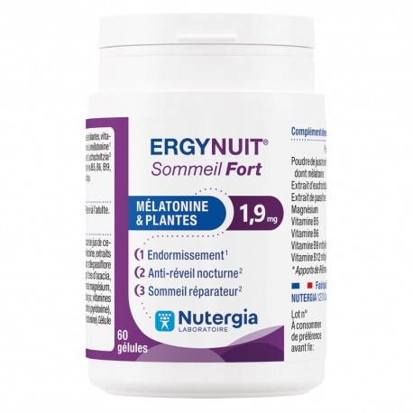Nutergia ErgyNuit Strong Sleep 60 Capsules 3664524001799