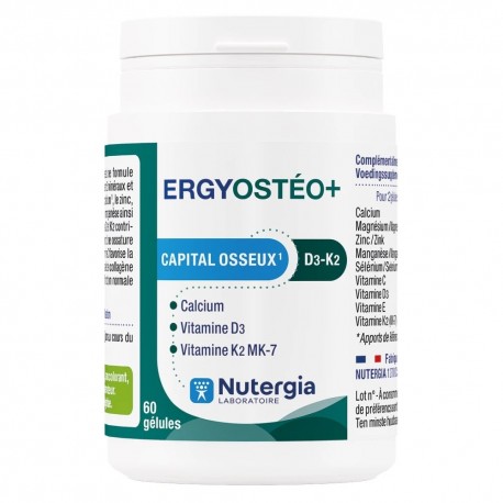 Nutergia Ergyostéo+ 60 Gélules 3664524001768