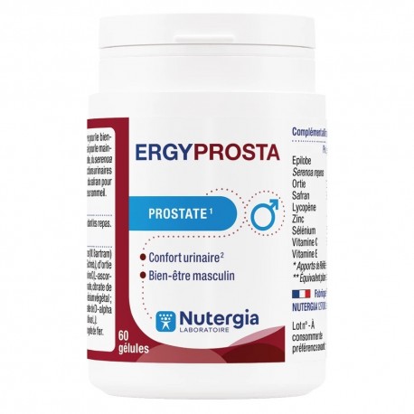 Nutergia Ergyprosta 60 Gélules 3664524000211