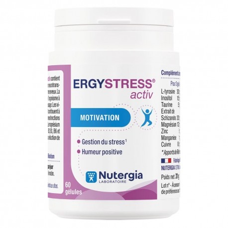 Nutergia Ergystress Activ 60 Capsules 3401560256215