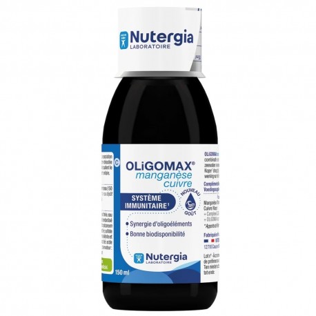 Nutergia Oligomax Manganese Copper 150 ml 3401560008623