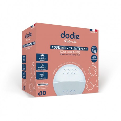 Dodie Allaitement Coussinets d'Allaitement Ultra-Fins Jour x 30 3700763536002