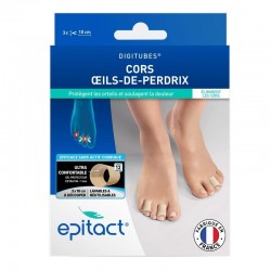 Epitact Digitubes Cors Oeils de Perdrix Taille M Lot de 3 3660396000076