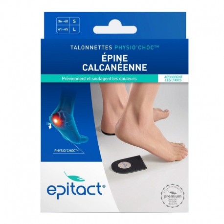 Epitact Talonnettes au Physio'Choc Epine Calcanéenne Taille S 3660396001356