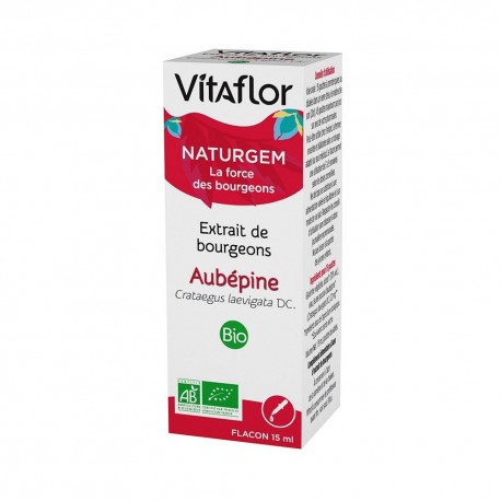 Vitaflor Naturgem Extrait de Bourgeons Aubépine Bio 15 ml 3175681113268