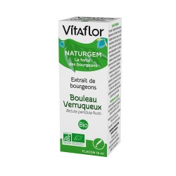 Vitaflor Naturgem Extrait de Bourgeons Bouleau Verruqueux Bio 15 ml 3175681113381