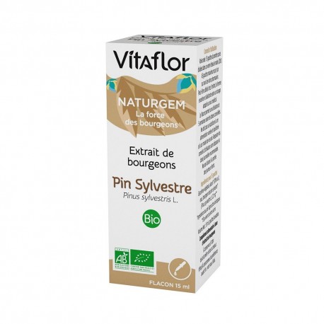 Vitaflor Naturgem Extrait de Bourgeons Pin Sylvestre Bio 15 ml 3175681113114