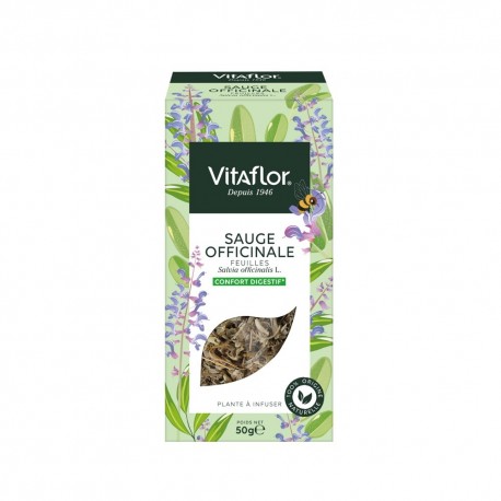 Vitaflor Sauge Officinale Feuilles 50 g 3175681004368