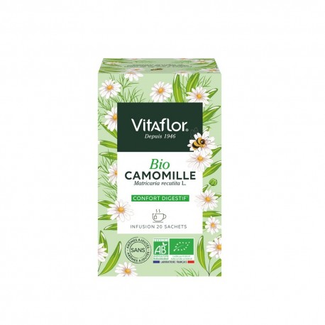 Vitaflor Tisane Camomille Bio 20 Sachets 3175681108288