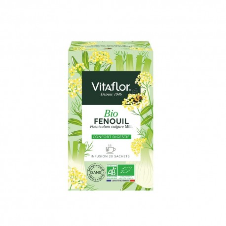 Vitaflor Tisane Fenouil Bio 20 Sachets 3175681099340