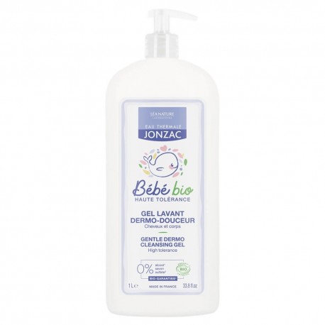 Eau de Jonzac Bébé Bio Gel Lavant Dermo-Douceur 1L 3517360012422