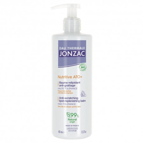 Eau Thermale Jonzac Nutritive ATO+ Baume Relipidant Anti-Grattage Bio 400 ml 3517360022650
