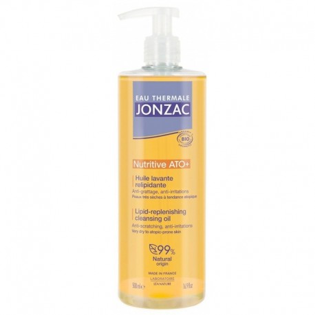 Eau Thermale Jonzac Nutritive ATO+ Huile Lavante Relipidante Bio 500 ml 3517360025224