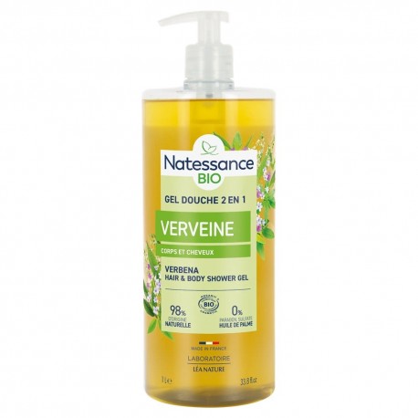 Natessance Bio Verbena Shower Gel 2in1 1L 3517360011593