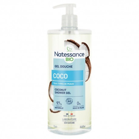 Natessance Bio Coconut Shower Gel 1L 3517360018790