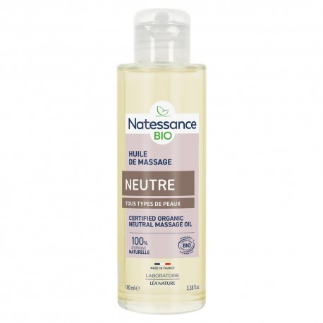 Natessance Bio Huile Massage Neutre 100 ml 3517360015782