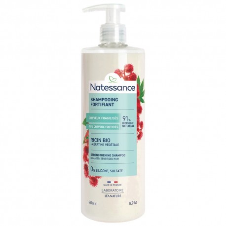 Natessance Shampooing Fortifiant Ricin 500 ml 3517360011098