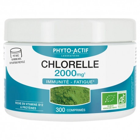 Phyto-Actif Chlorelle 2000 mg 300 Comprimés 3700067371378