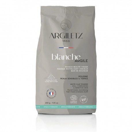 Argiletz Ultra Ventilated White Clay Powder 200 g 3326100000335
