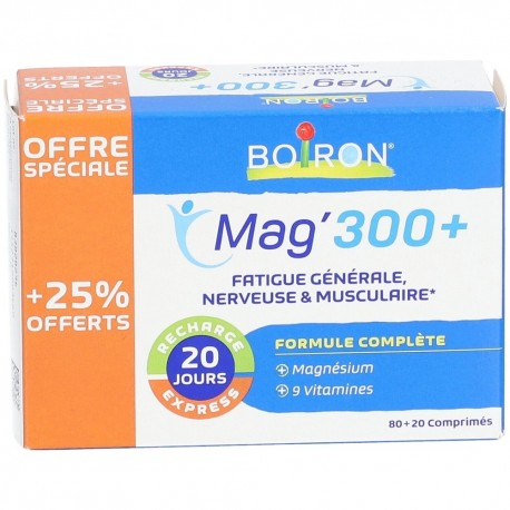 Boiron Mag'300+ 100 Tablets 3352712009480